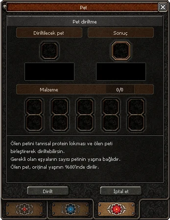 Pet diriltme panel