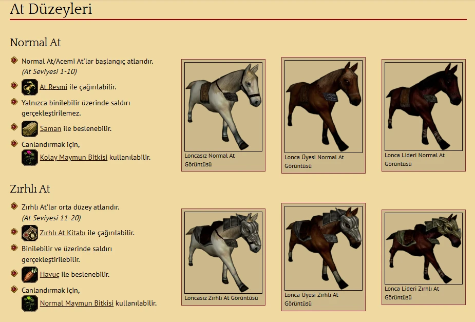 Metin2 At Düzeyleri - 1