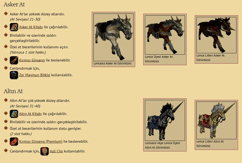 Metin2 At Düzeyleri - 2